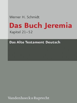 cover image of Das Buch Jeremia